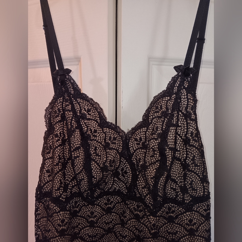 Cosabella Black Illusion Lace Cami. Size L. - Picture 2 of 7